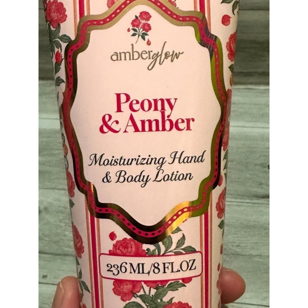 Amberglow Peony & AAmberglow Peony & Amber Moisturizing Hand & Body Lotion 236ml